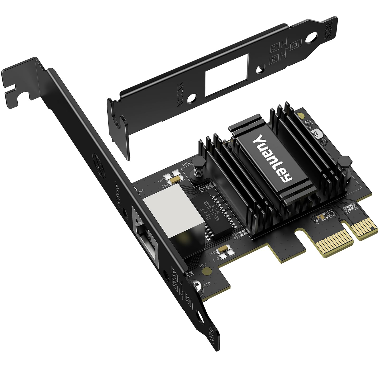 Yuanley Scheda di Rete PCIe 2.5G Gigabit Ethernet