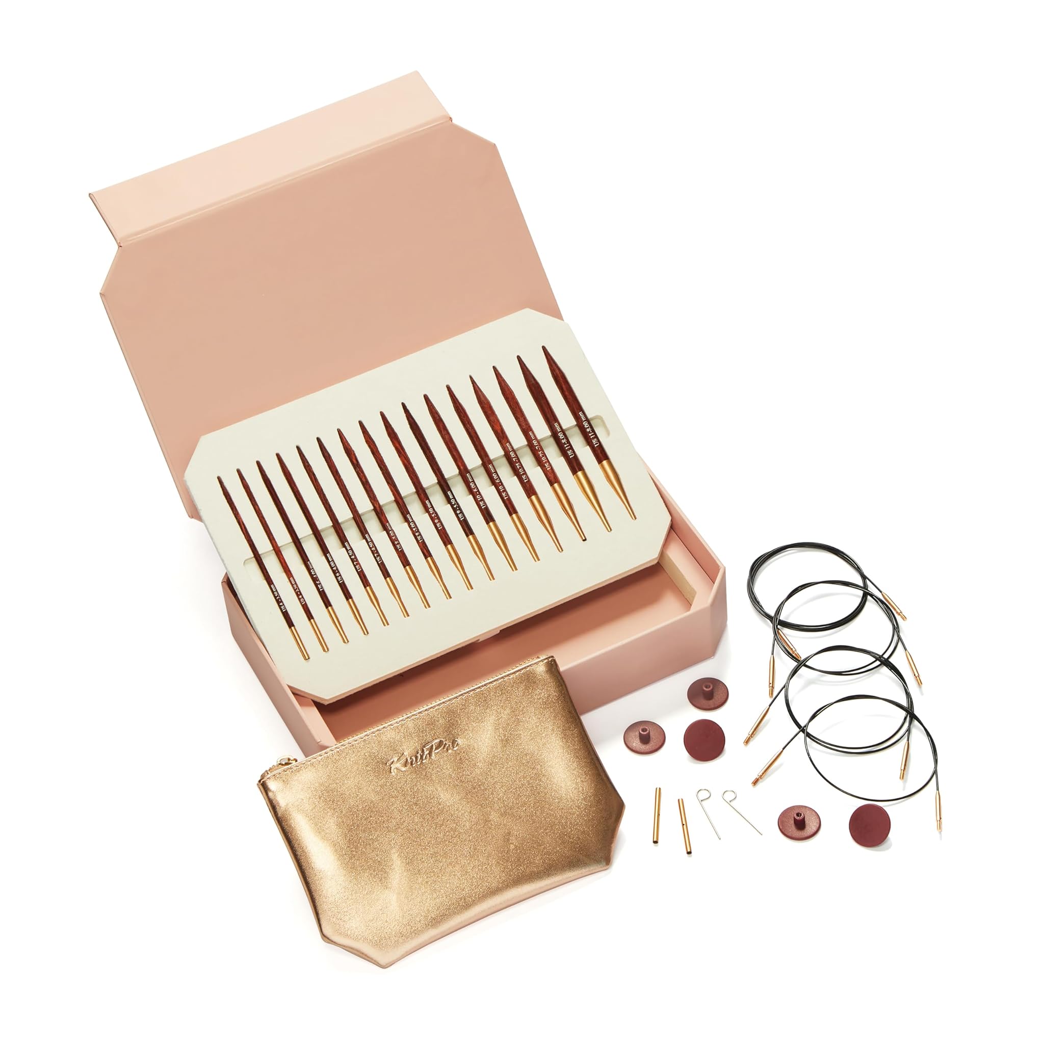 Knitpro Deluxe - Set Ferri Circolari Intercambiabili Symfonie Rose