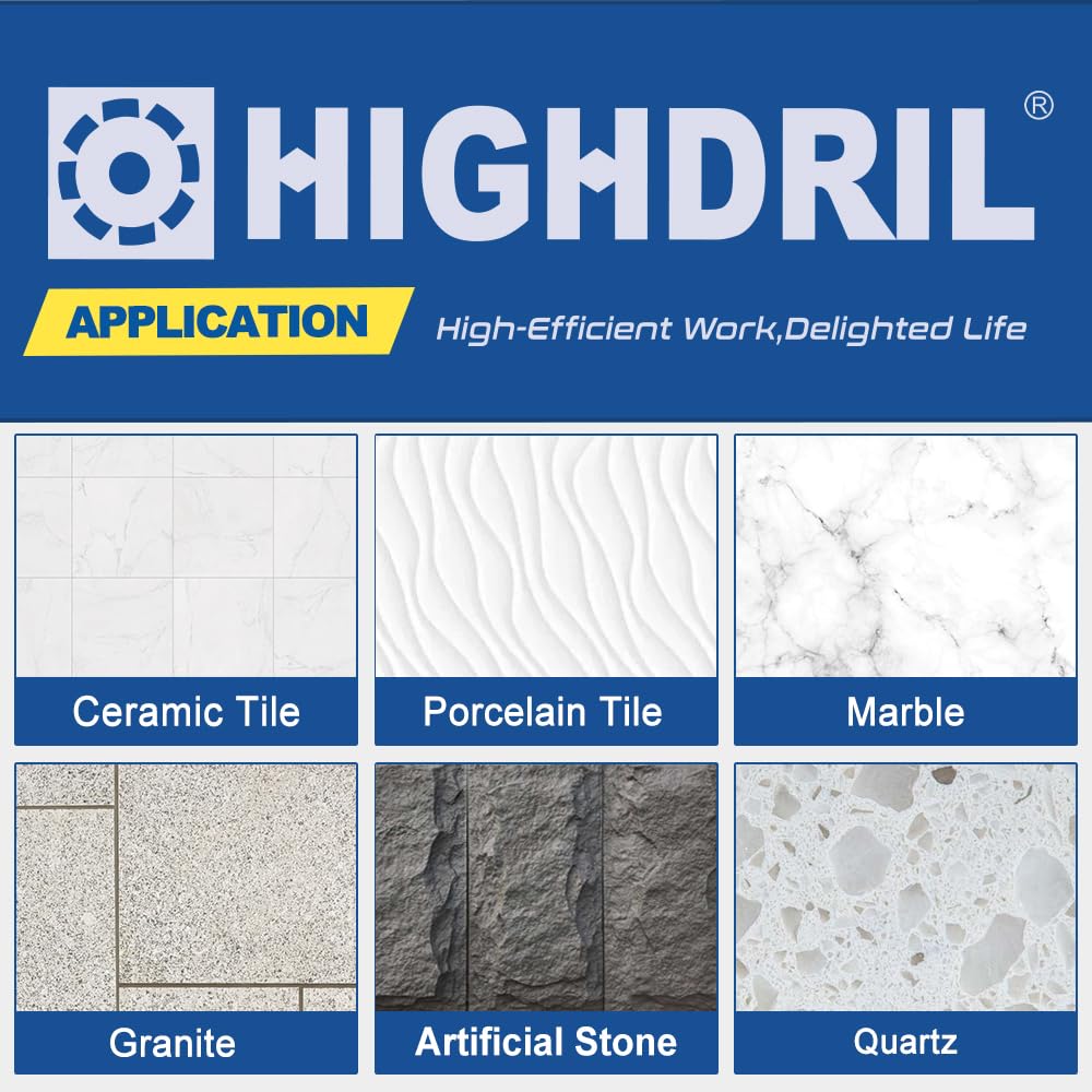 Highdril Kit Trapano Diamantato 9 Pezzi - immagine 4