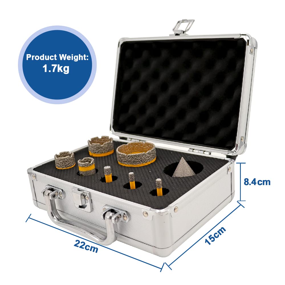 Highdril Kit Trapano Diamantato 9 Pezzi - immagine 7