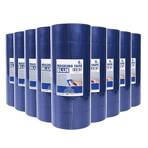 Nastro Adesivo da Pittore Blu 48mm x 55m (54 Rotoli)