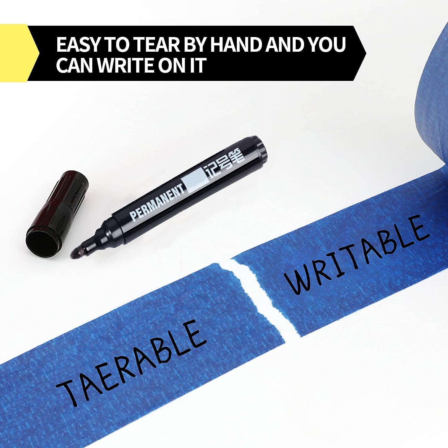 Nastro Adesivo da Pittore Blu 48mm x 55m (54 Rotoli) - immagine 6