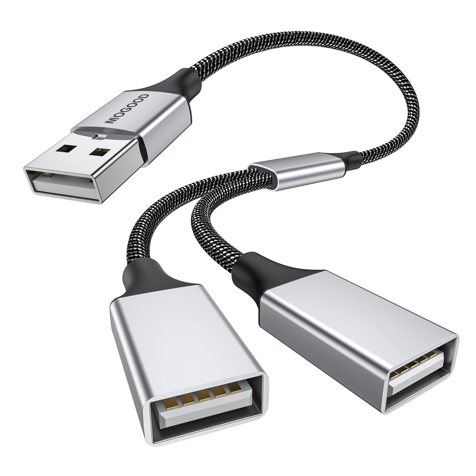 Mogood Cavo Splitter USB Y - Adattatore Dual USB 2.0