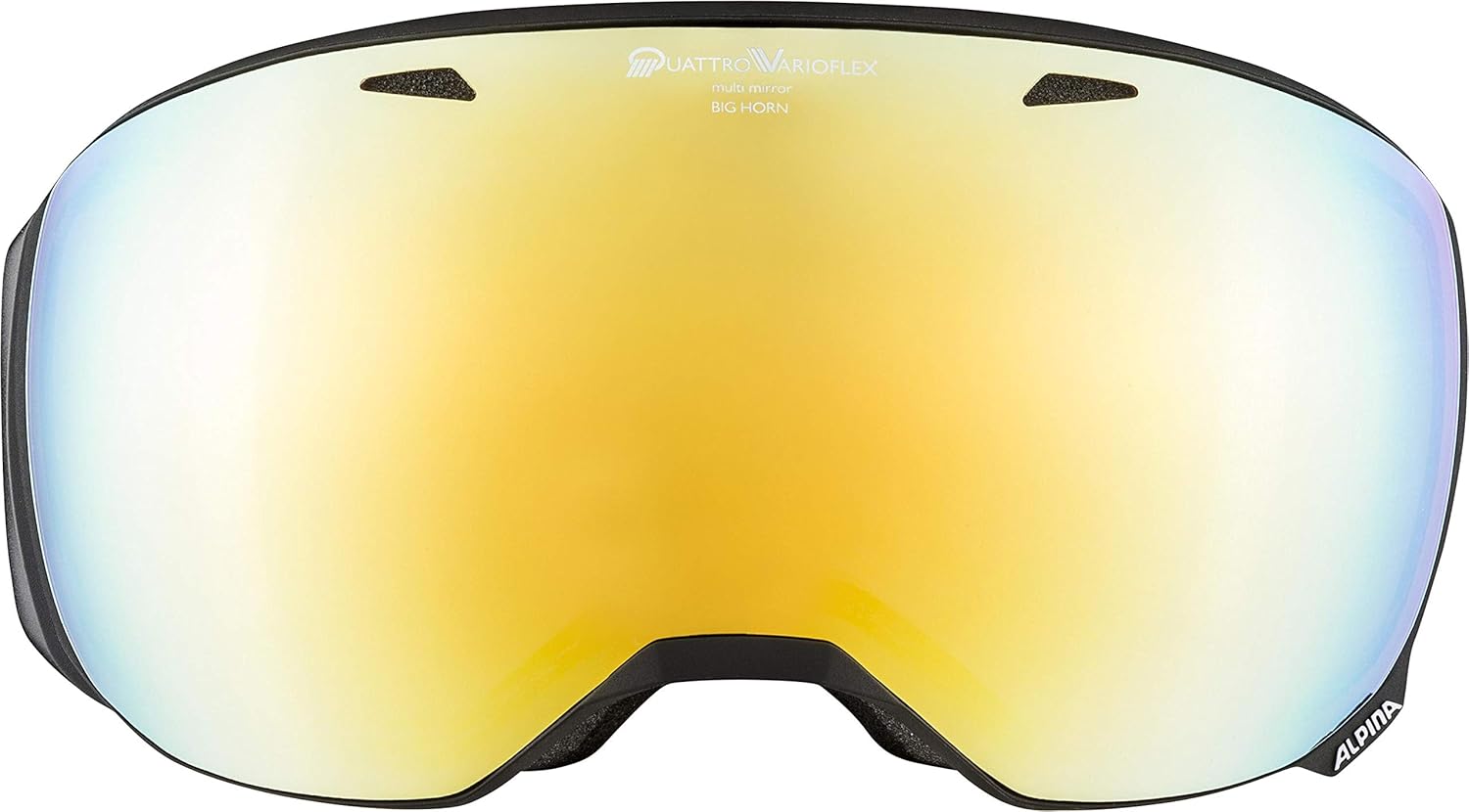 ALPINA Unisex - Adulti, BIG HORN QVMM Occhiali da sci, black matt, One Size - immagine 2