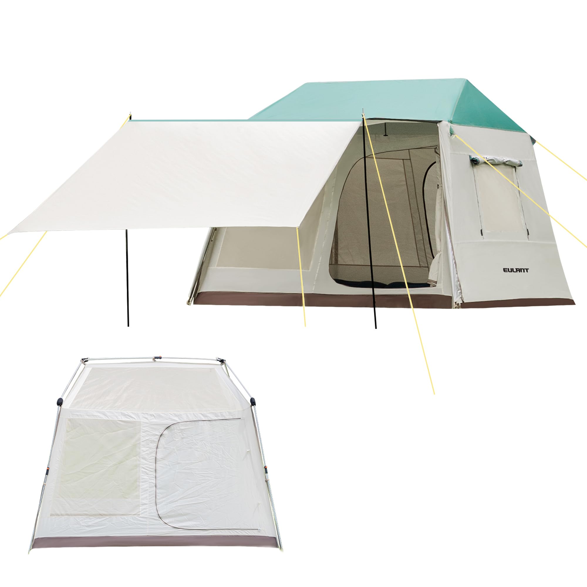 Eulant Tenda da Campeggio 2-4 Persone Impermeabile 3000mm