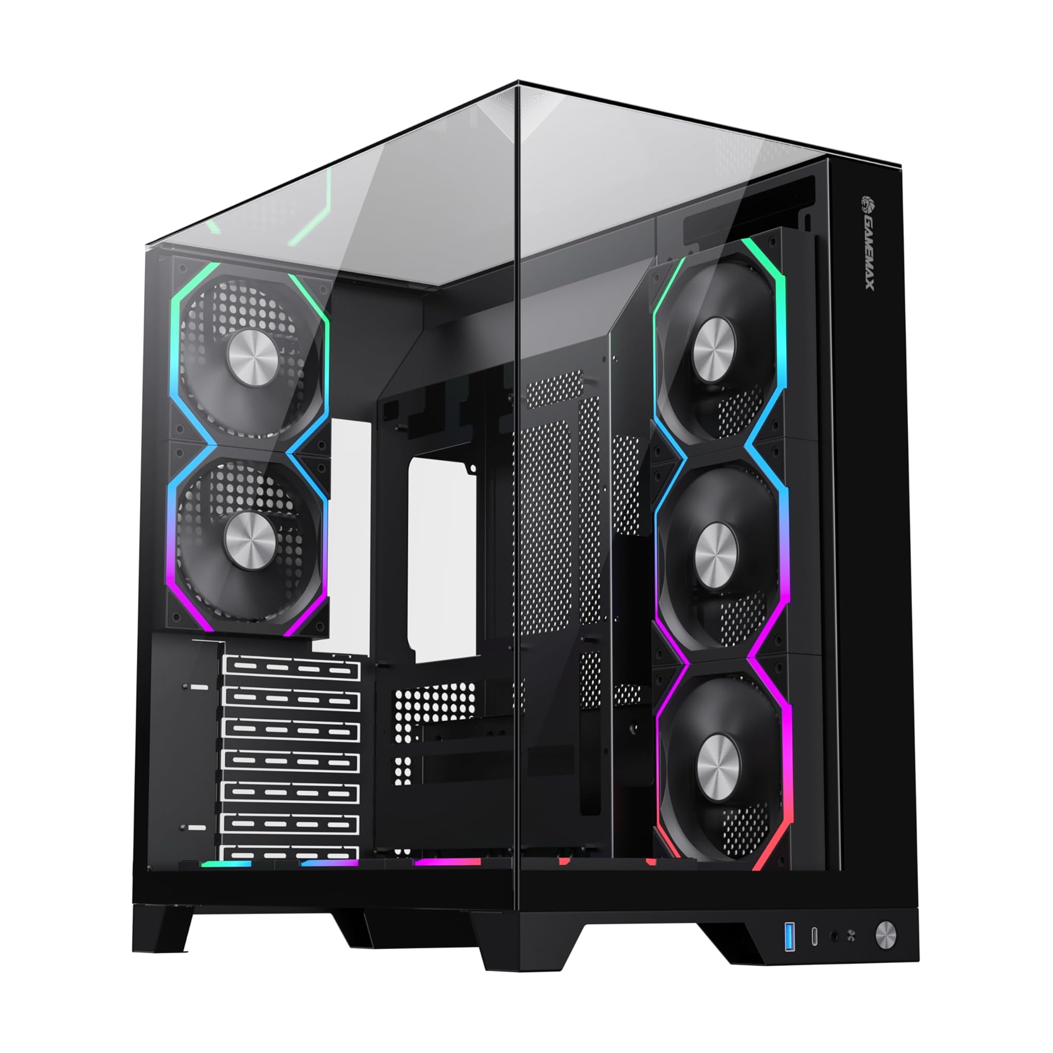 Gamemax Infinity PRO BK ATX PC Case Nero con Vetro Temperato
