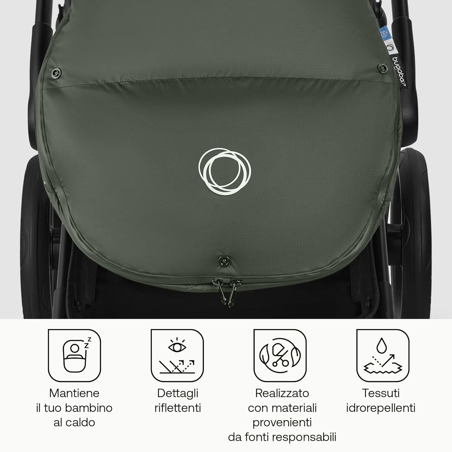 Bugaboo Thermolite Performance Sacco a Pelo Passeggino - immagine 3