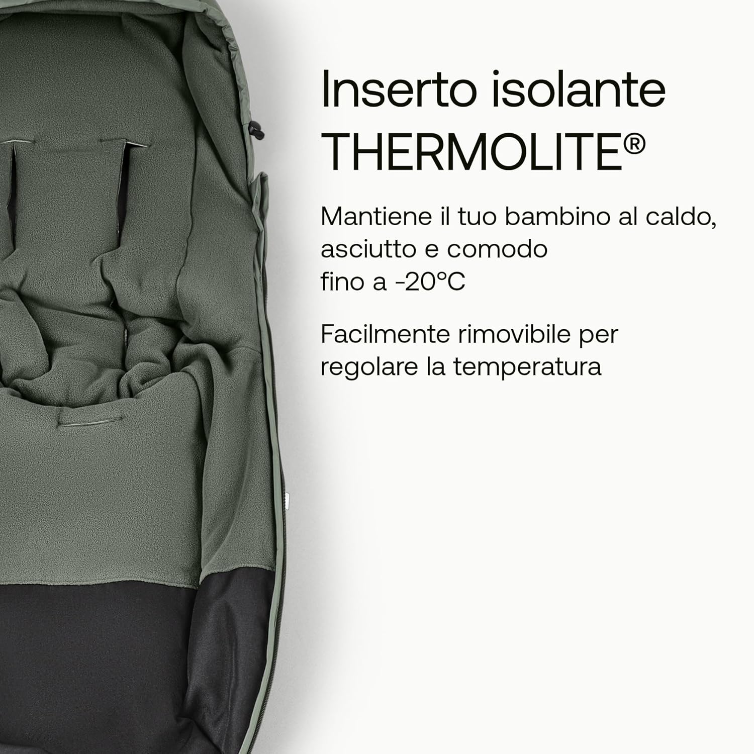 Bugaboo Thermolite Performance Sacco a Pelo Passeggino - immagine 4