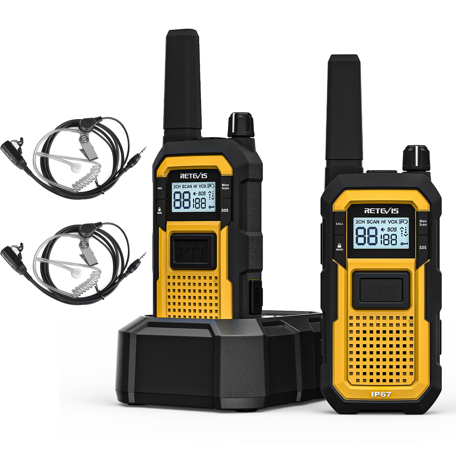 Retevis RB648 Walkie Talkie Impermeabile IP67 (2 Pezzi)