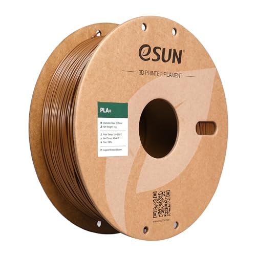 Esun Filamento PLA+ 1.75mm per Stampante 3D 1kg, Marrone