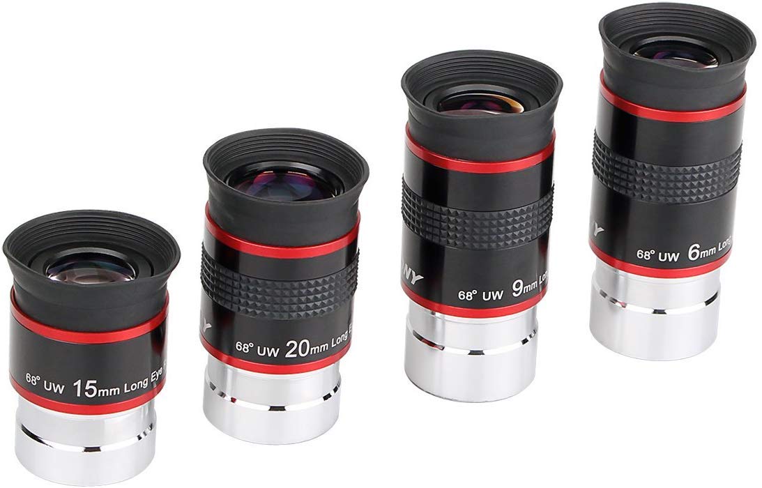 Svbony Kit Oculare Telescopio 1.25" 68° FOV