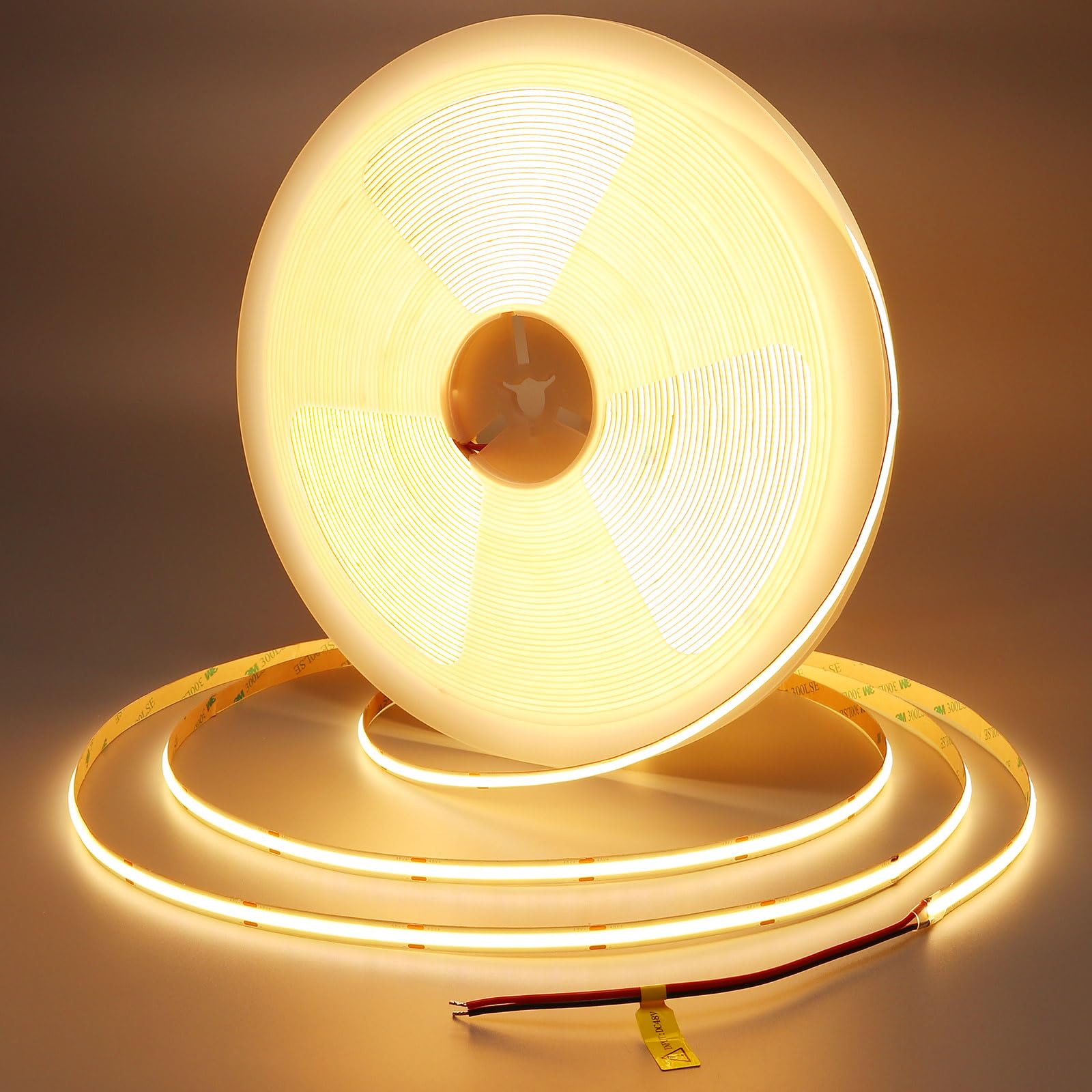 Topai Striscia LED COB 20 Metri Bianco Caldo 3000K