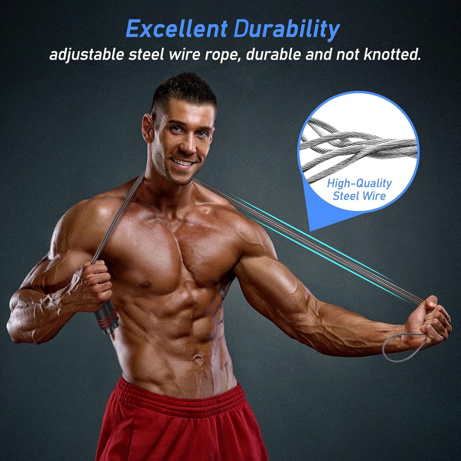 Blukar Corda per Saltare Professionale Speed - immagine 3