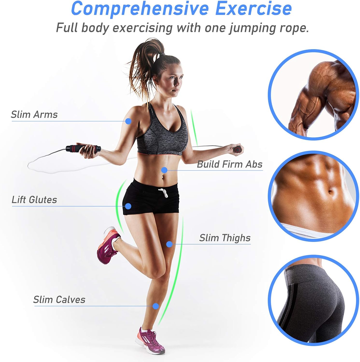 Blukar Corda per Saltare Professionale Speed - immagine 4