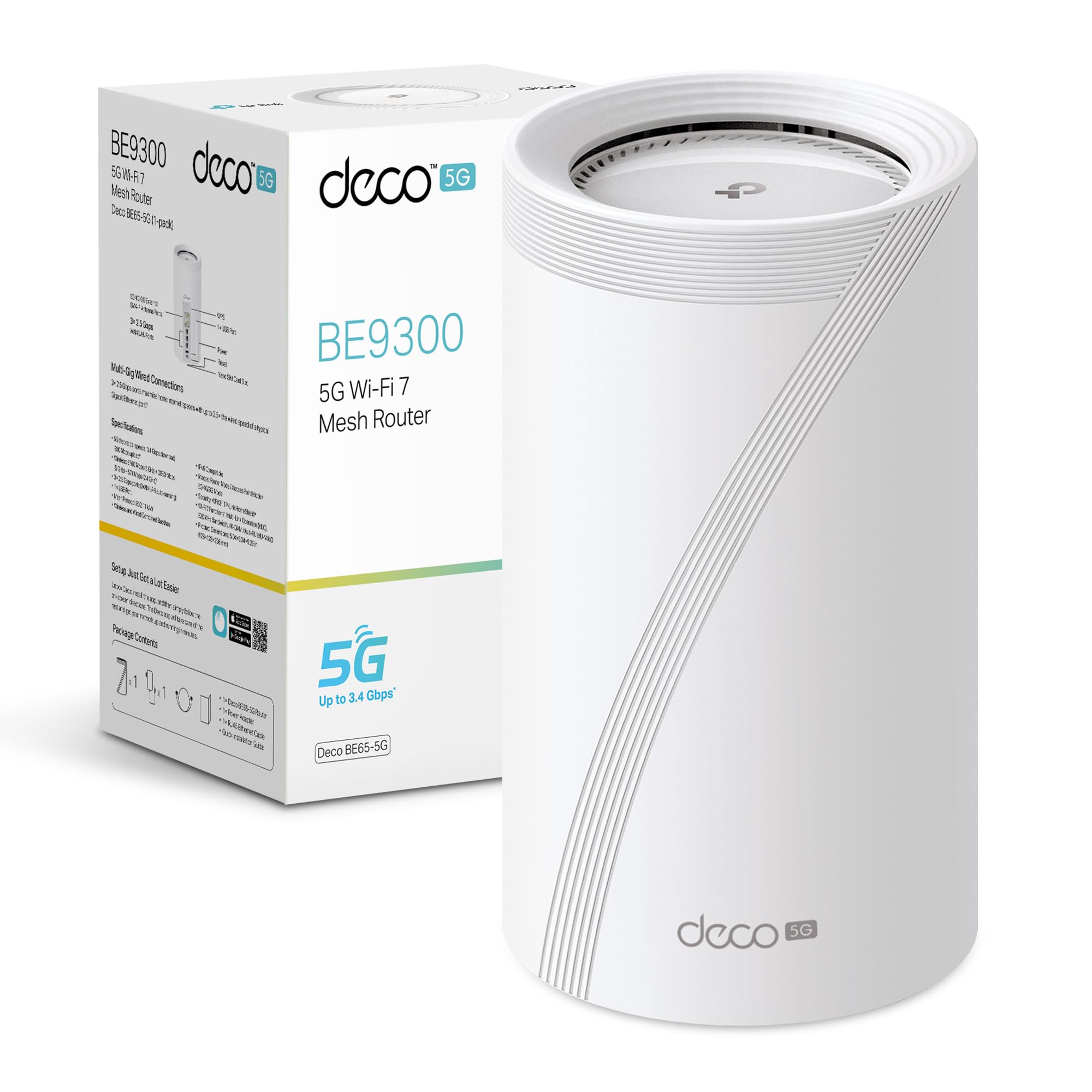 Tp-link Deco BE65-5G - Router 5G WiFi 7 Mesh Tri-Band