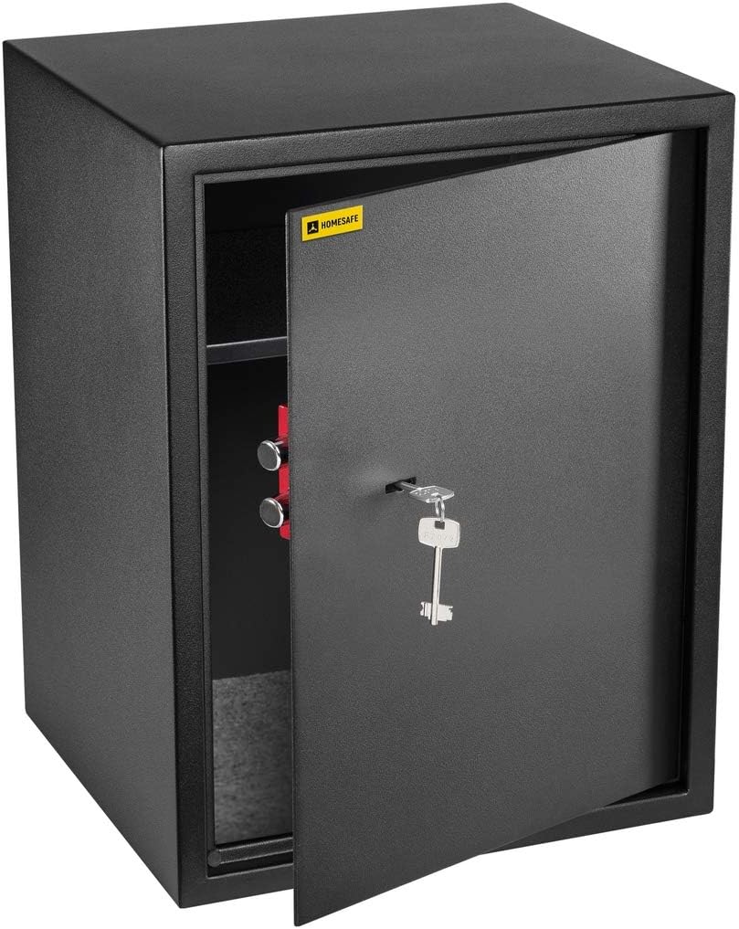 Homesafe HV50K Cassaforte Grande con Chiave 50x35x35cm