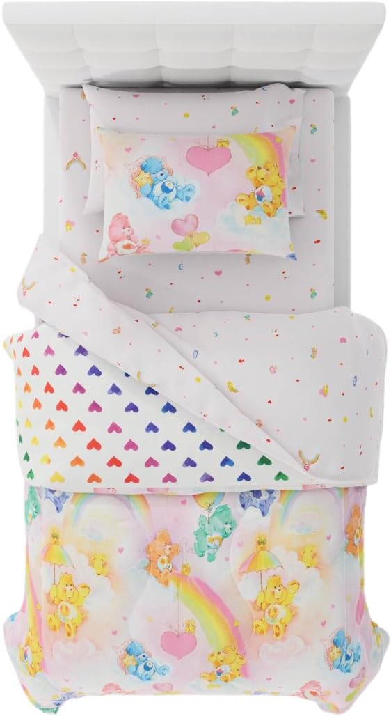 Franco Set copripiumino e lenzuola, in microfibra, motivo: orsetti