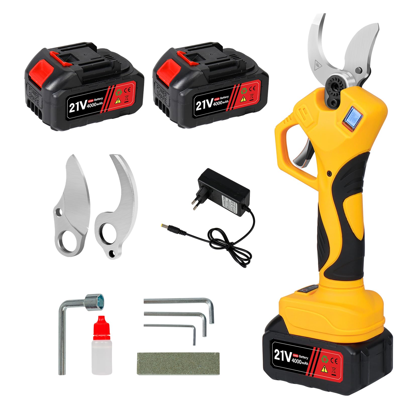 Forbice da Potatura a Batteria 40mm Professionale 21V