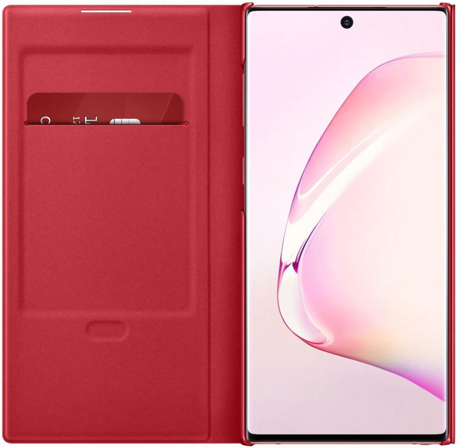 Samsung Custodia originale per Galaxy Note 10 LED View Cover - Rosso - immagine 2
