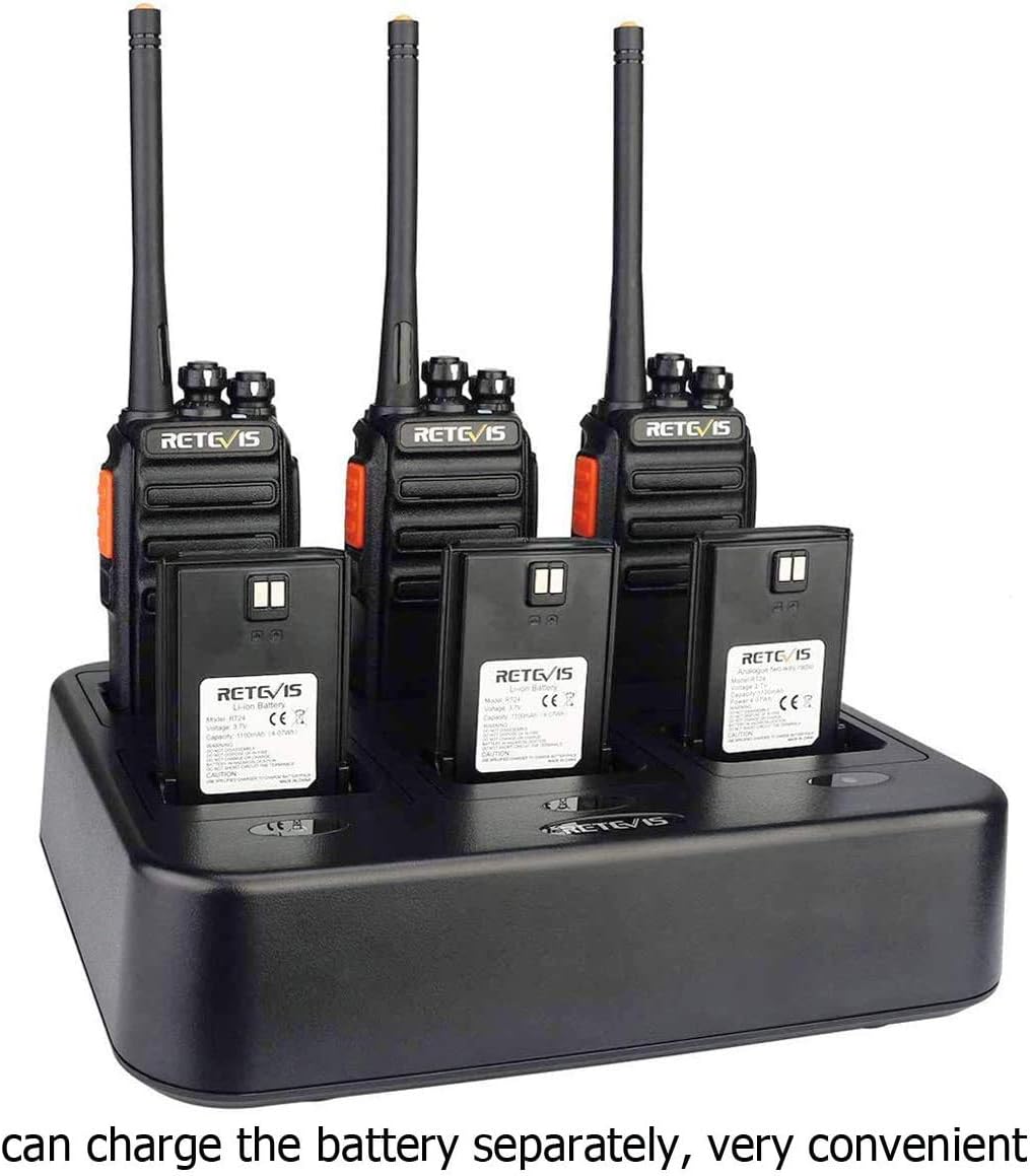 Retevis RT24 Walkie Talkie PMR446 (6 Pezzi) - immagine 3