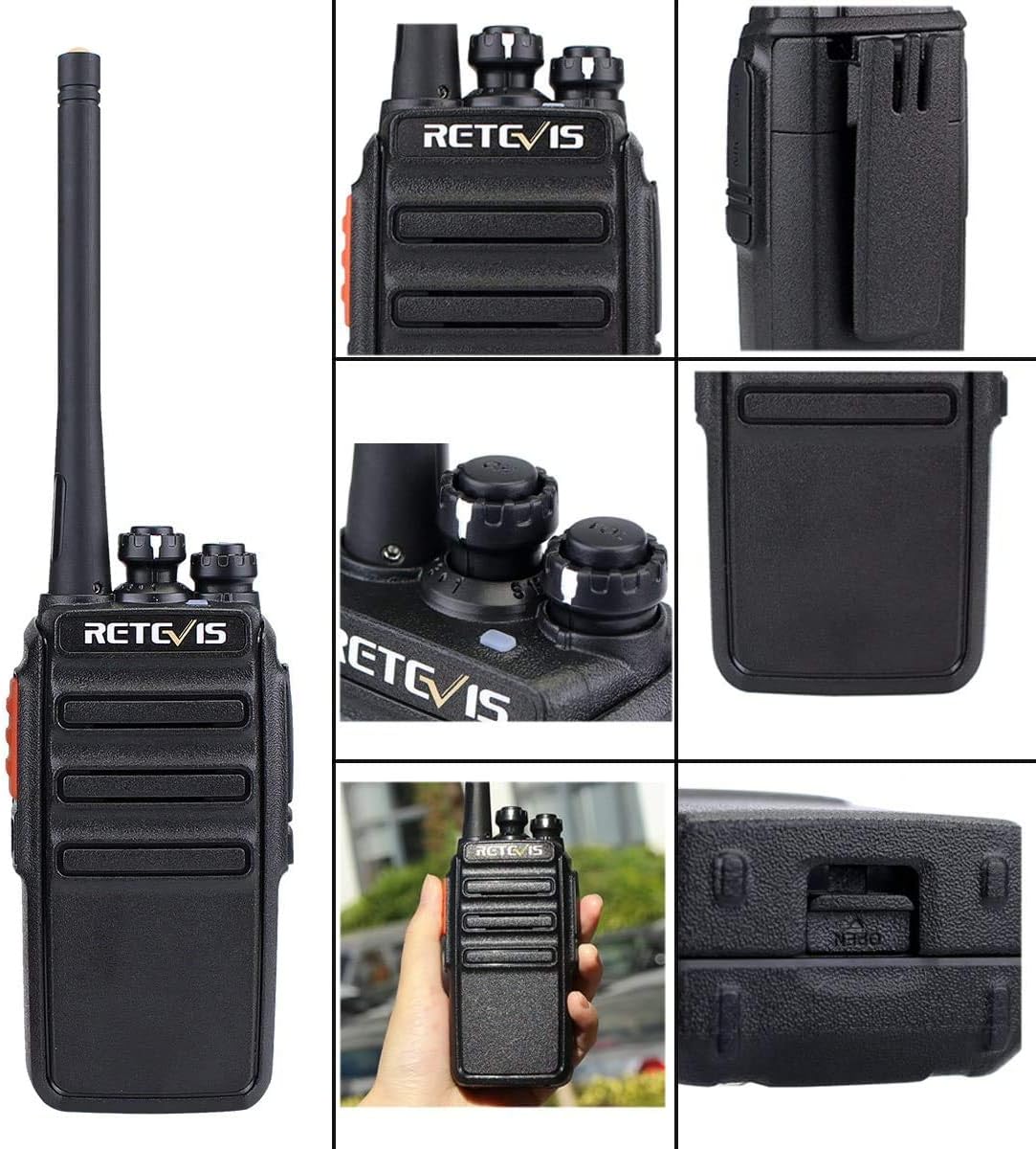 Retevis RT24 Walkie Talkie PMR446 (6 Pezzi) - immagine 6