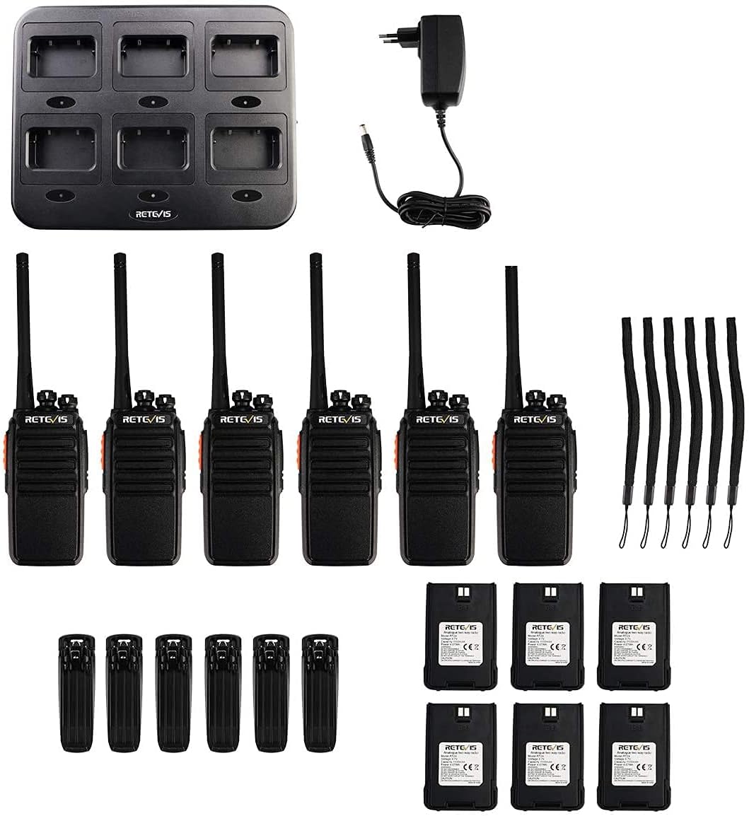 Retevis RT24 Walkie Talkie PMR446 (6 Pezzi) - immagine 7