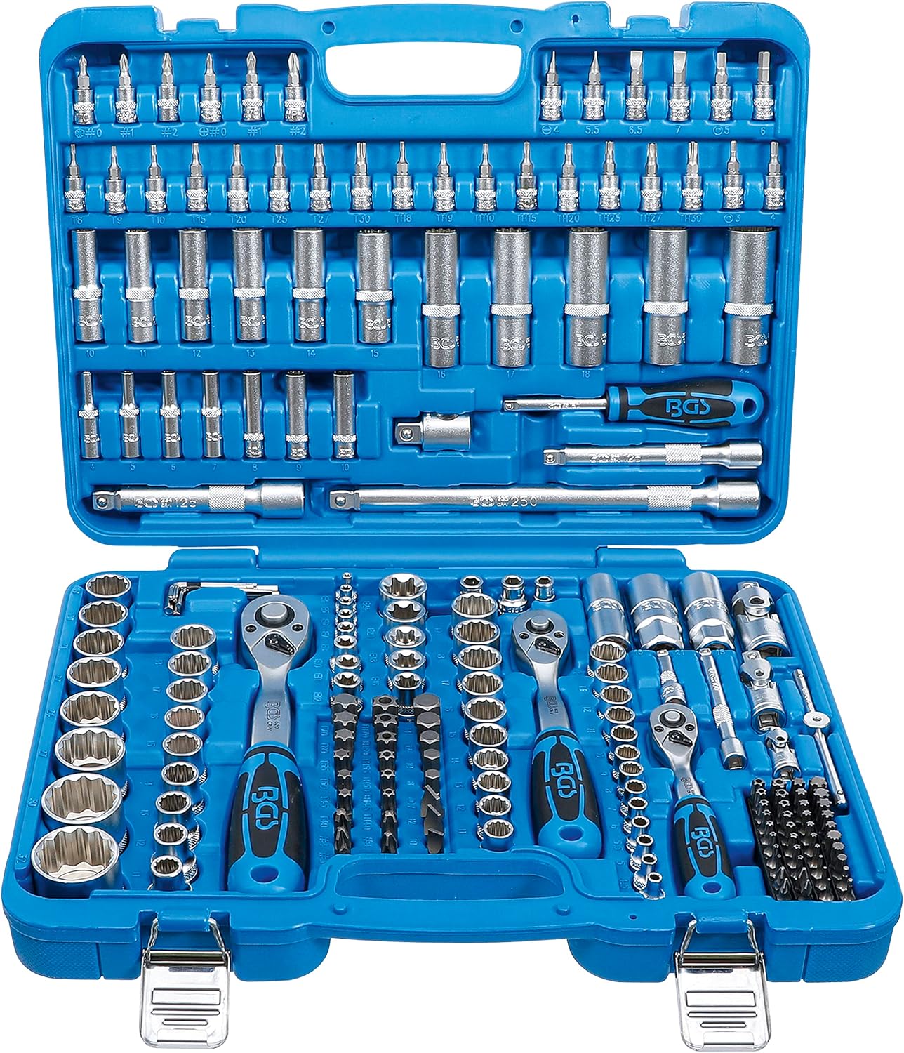 Set chiavi a bussola 12 facce 192 pezzi - immagine 1