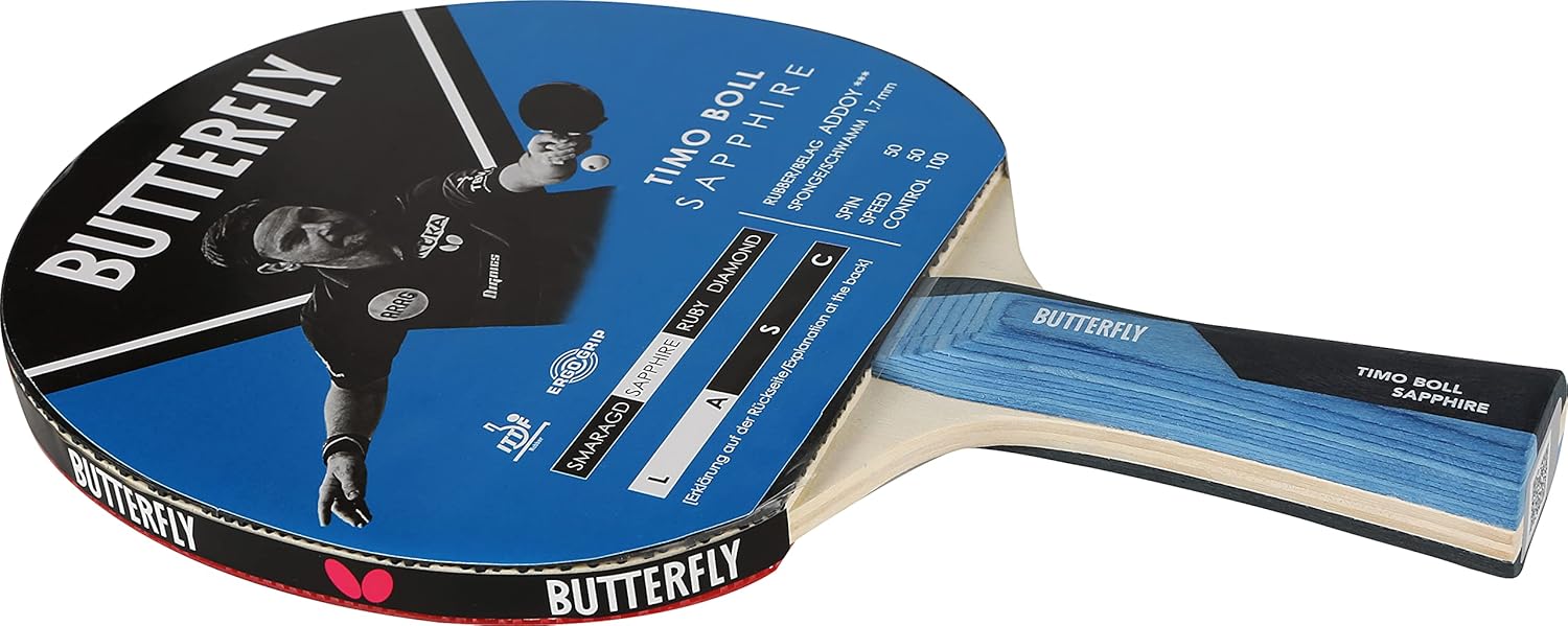 Butterfly Timo Boll Sapphire - Racchetta da Ping Pong - immagine 1