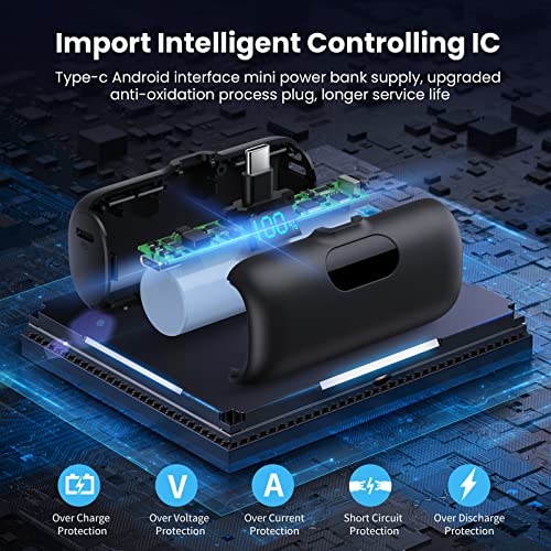 Feob Mini Power Bank USB C 5000mAh - 15W PD 3.0A - immagine 5