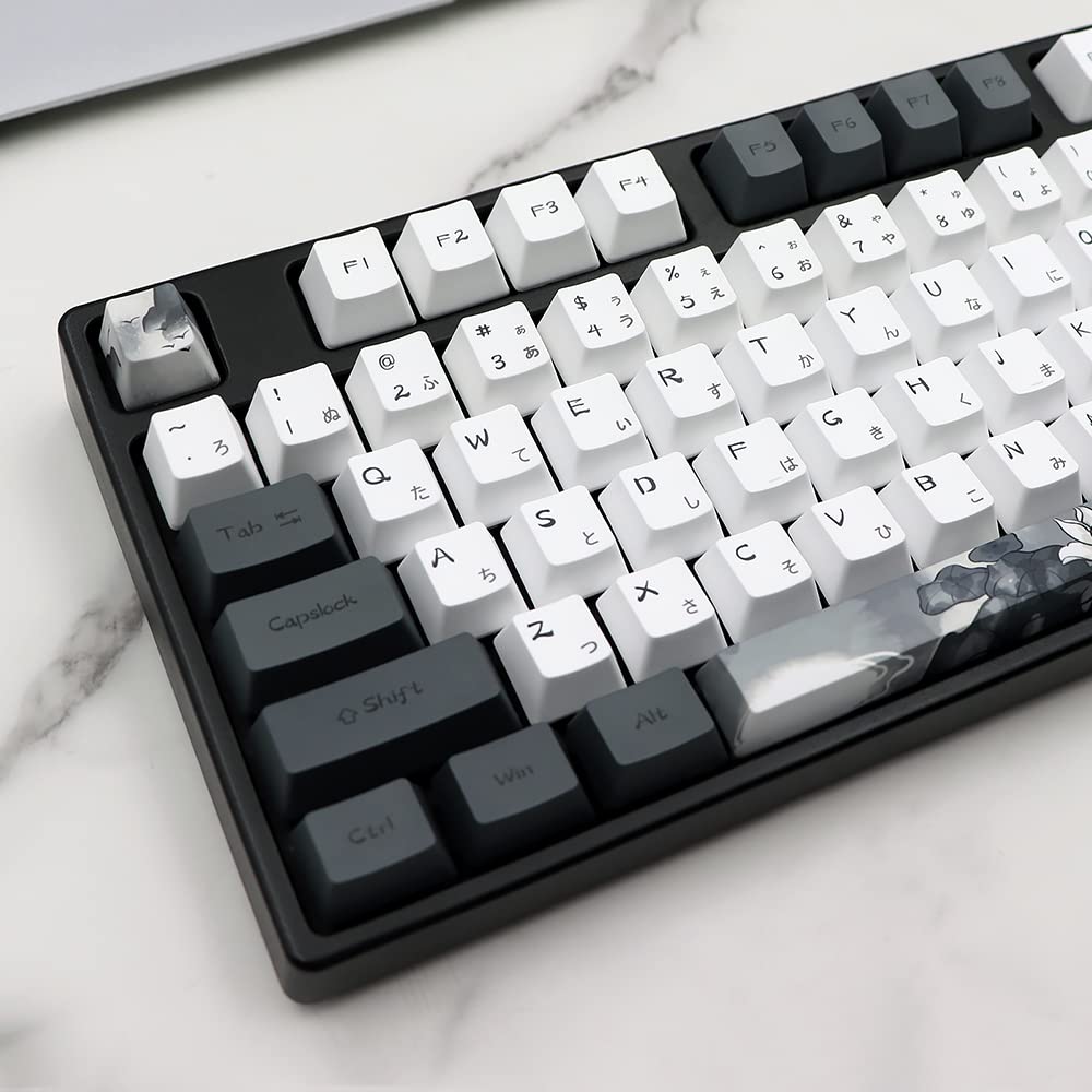 Molgria Inchiostro Lotus Keycap 148 Set PBT OEM Profilo