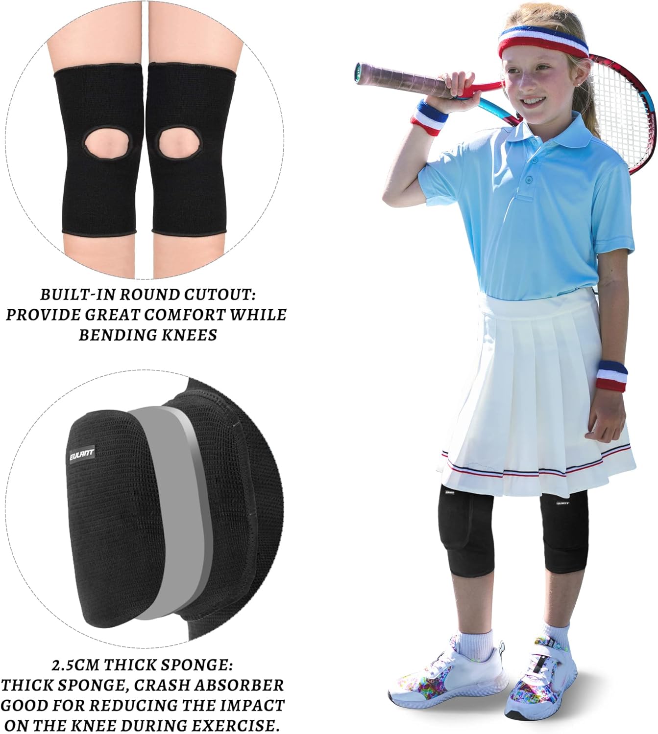 Eulant Ginocchiere Pallavolo Morbide - immagine 4