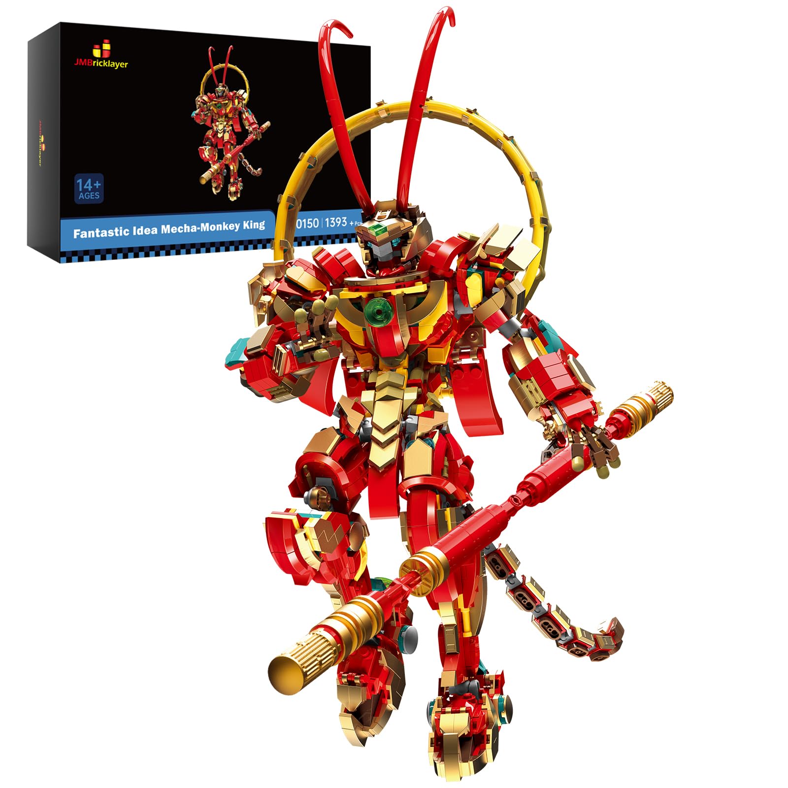 JMBricklayer Monkey King Mech Building Set per Adulti