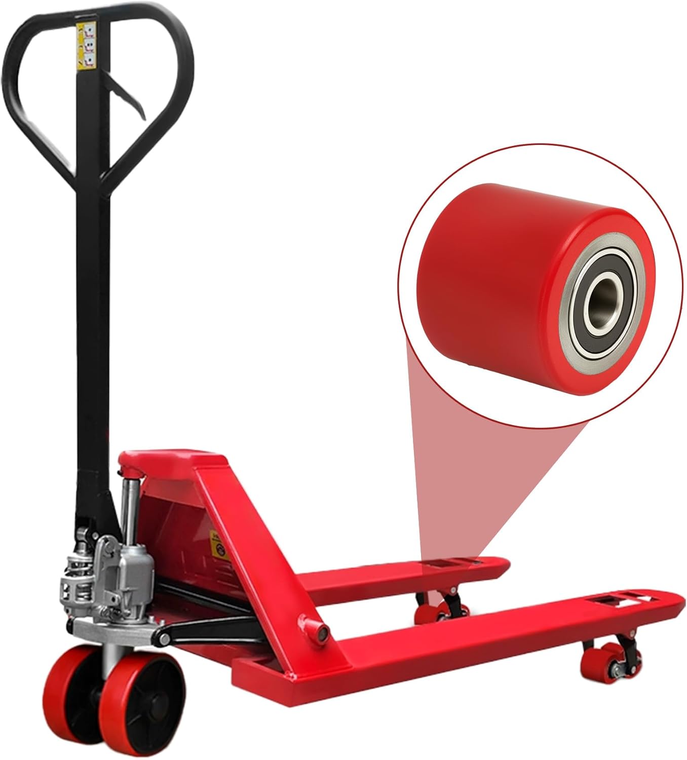 Ruote per Carrello Sollevatore 80x70mm (4 Pezzi) - immagine 2