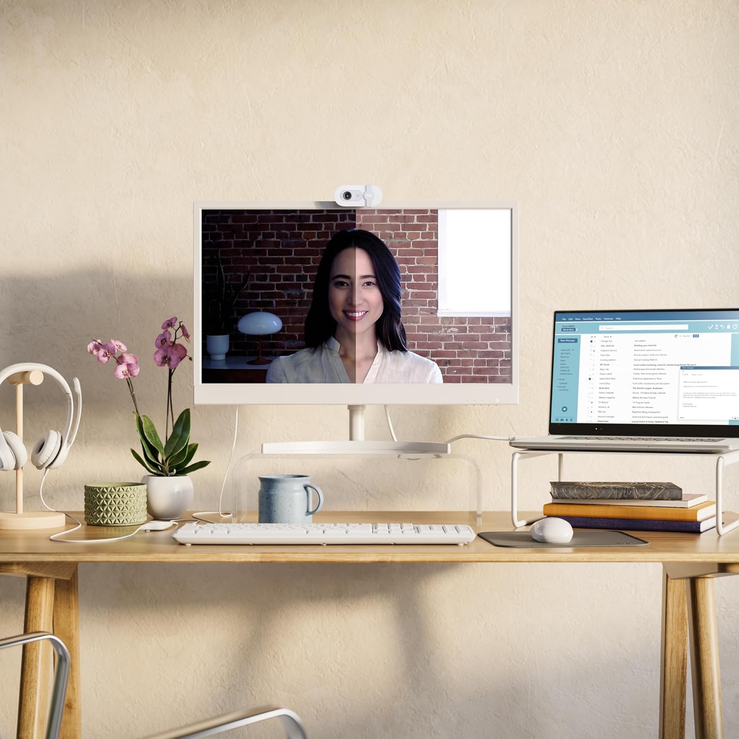 Logitech MK295 Kit Mouse e Tastiera Wireless - Bianco - immagine 5