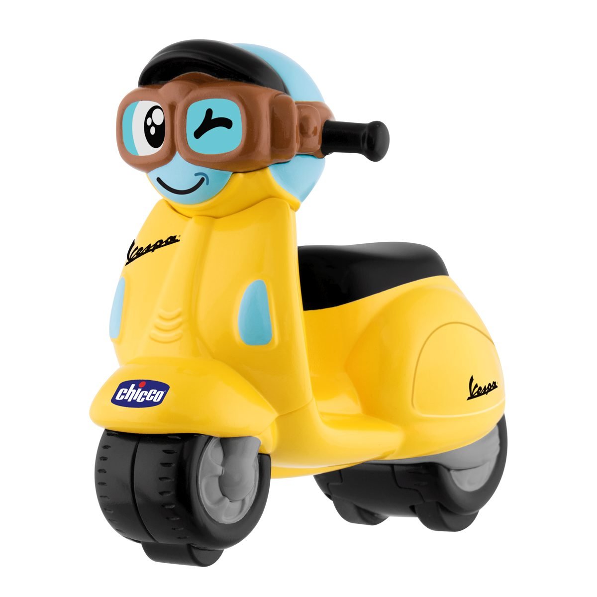 Chicco Vespa Mini auto da corsa Turbo Touch, giallo
