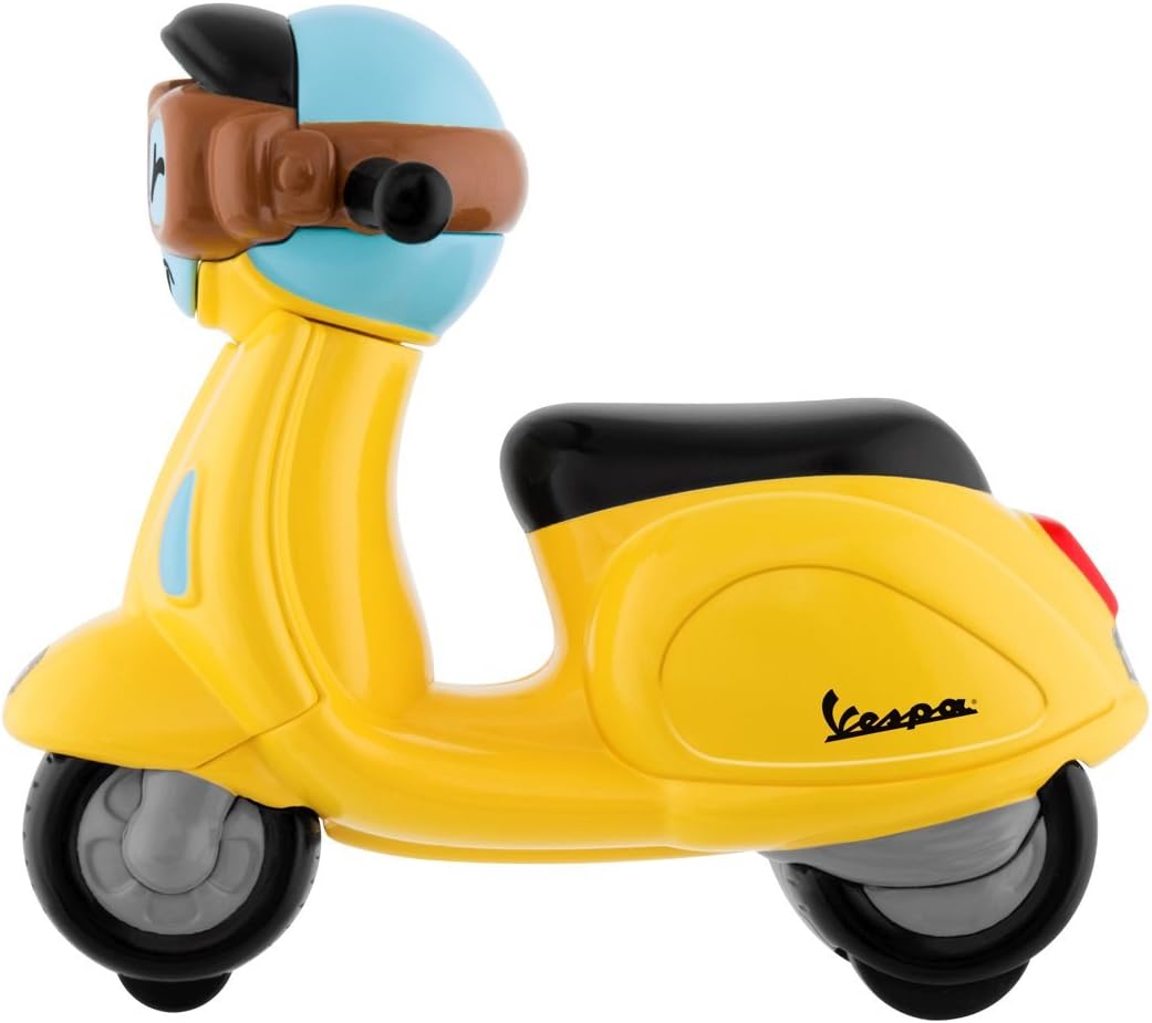 Chicco Vespa Mini auto da corsa Turbo Touch, giallo - immagine 3