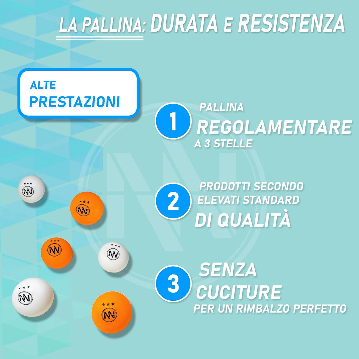 Set Ping Pong con Rete Estensibile e Pale Professionali - immagine 6