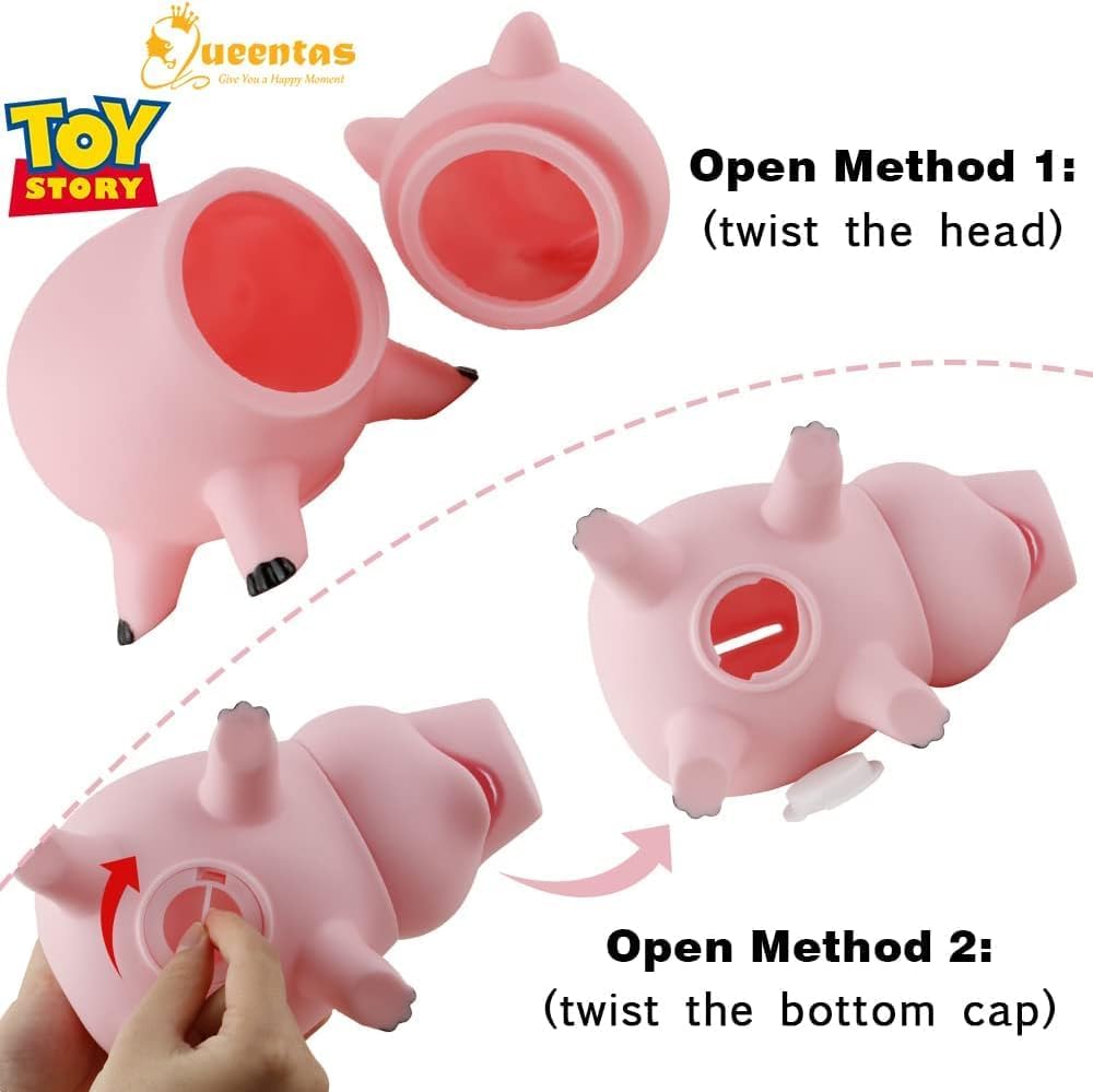 Queentas Salvadanaio Bambini Toy Story Hamm Rosa - immagine 7