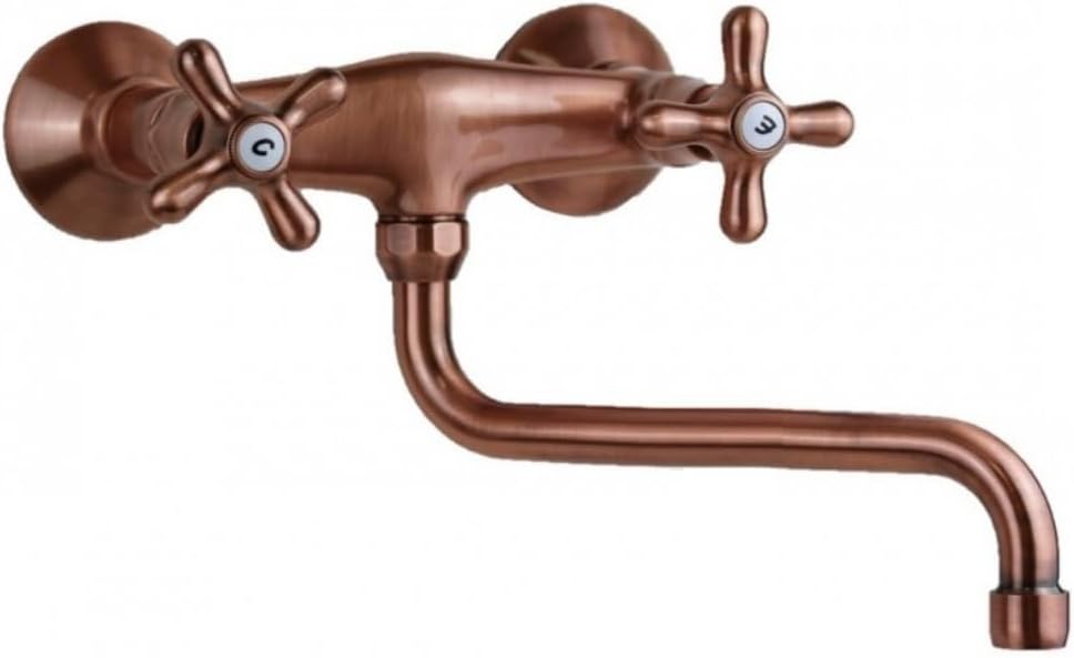 Schläfer 3460116 - Rubinetto a Muro per Cucina, Rame Antico