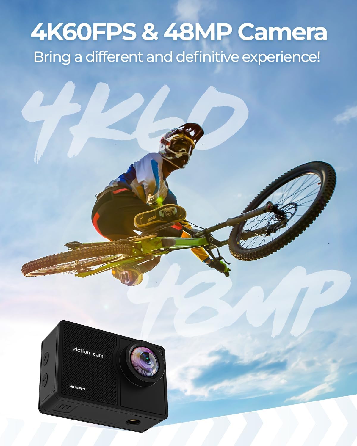 Timnut 4K 60FPS Action Cam 40M Subacquea 48MP - immagine 3