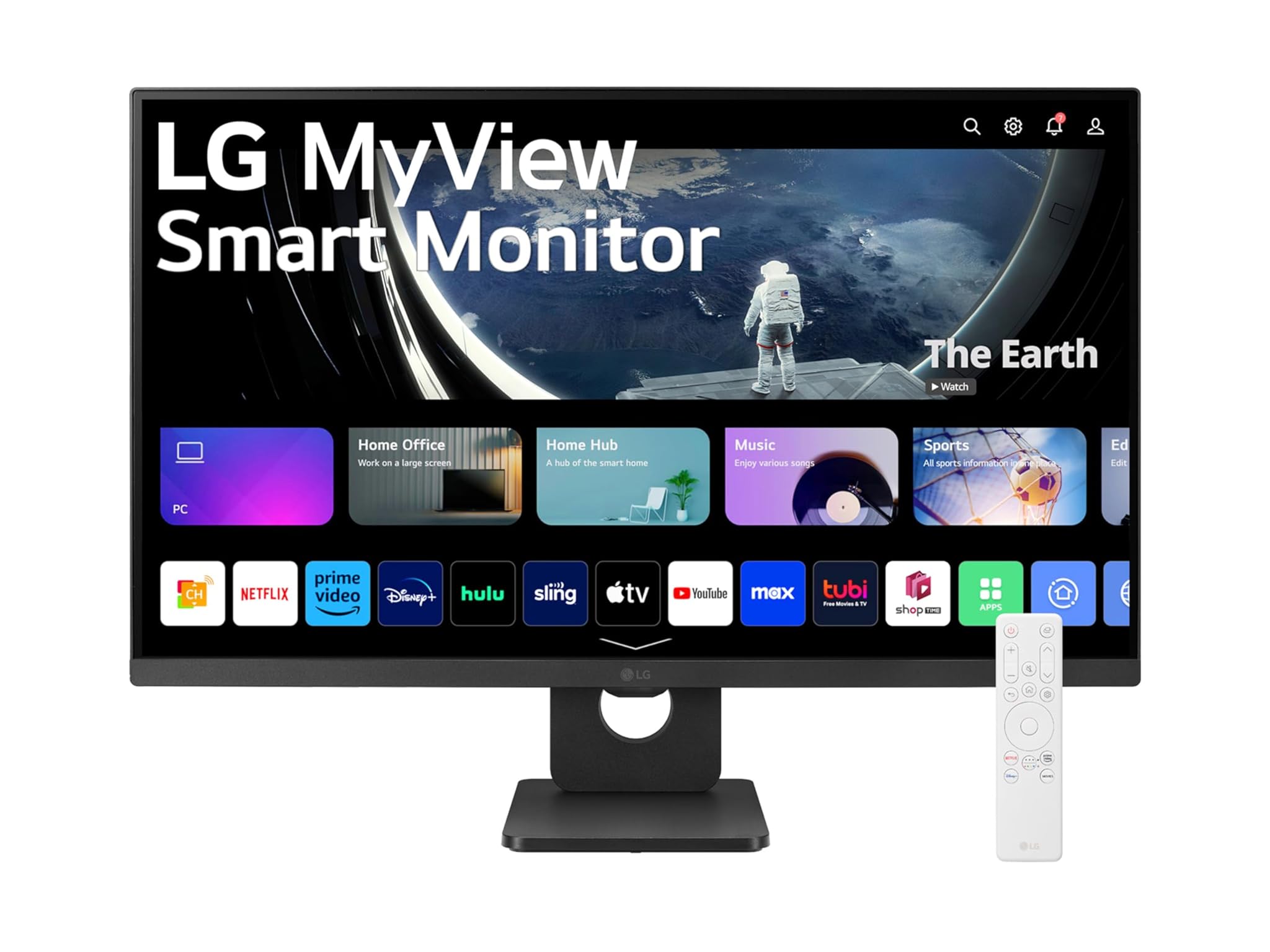 Lg 27SR50F Smart Monitor 27" Full HD LED IPS HDR10, Nero