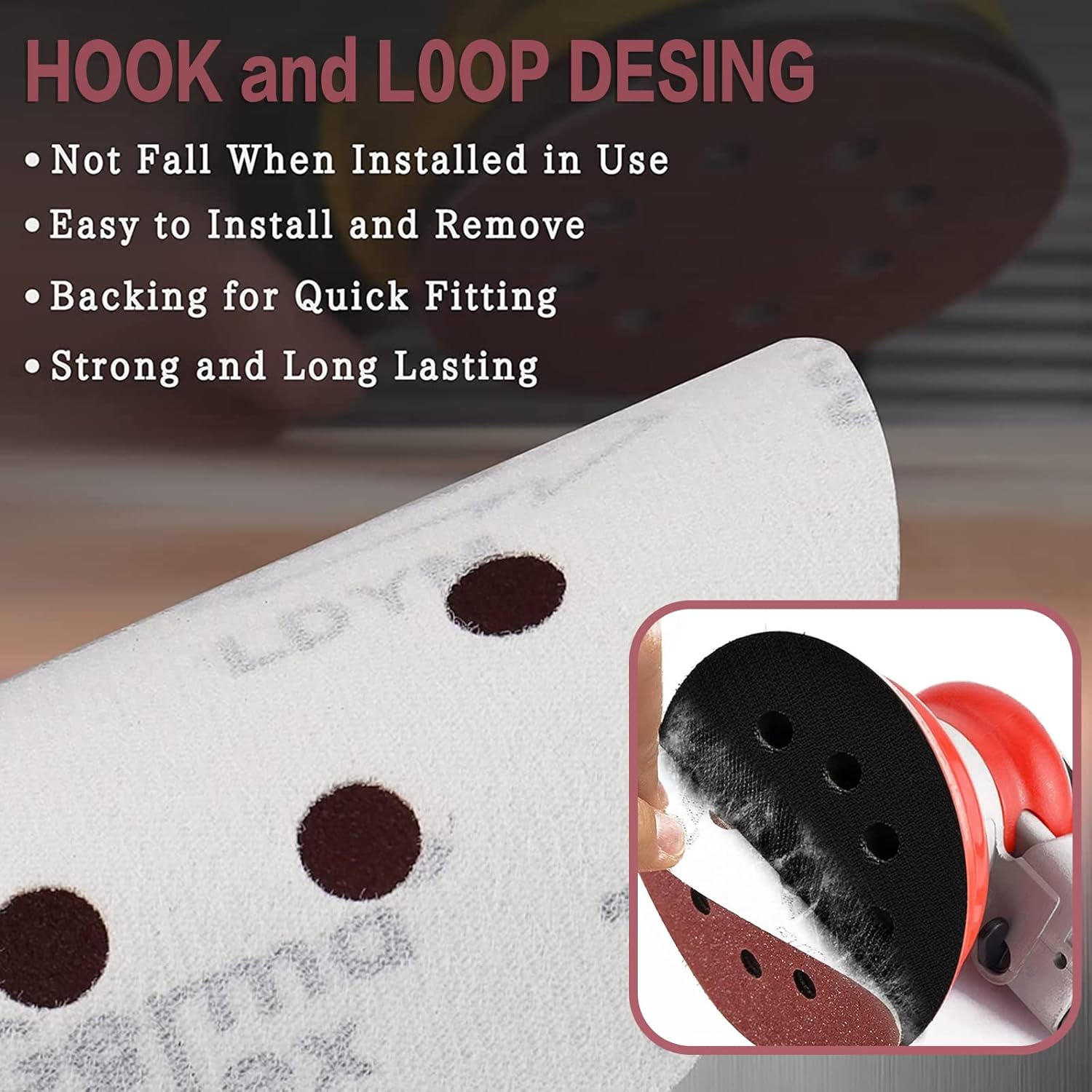 Stebruam 100 Pezzi Dischi Abrasivi 125mm Grana 40 - immagine 5