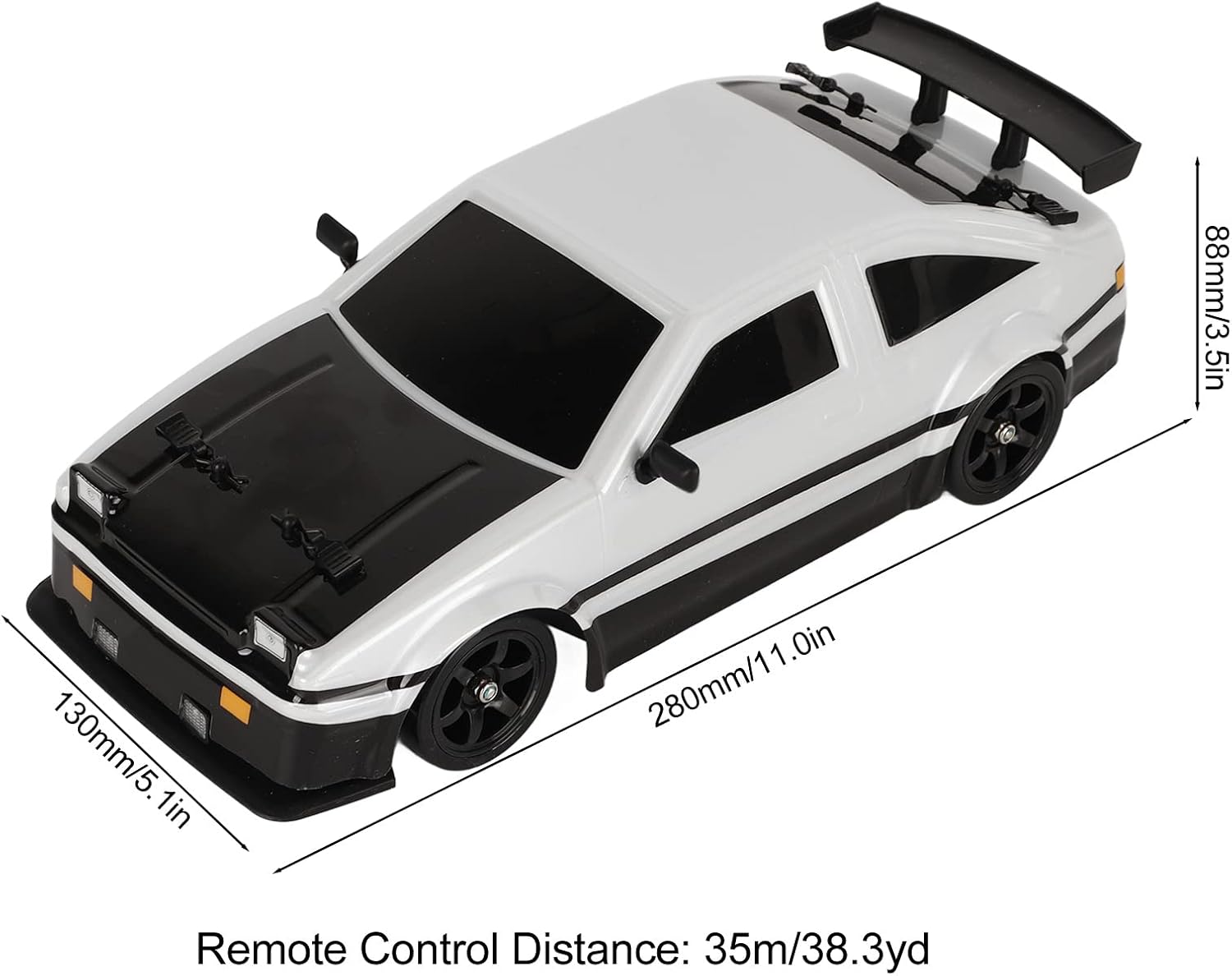BuyWeek RC Drift Car 4 Ruote 1/16 2,4 GHz - immagine 3