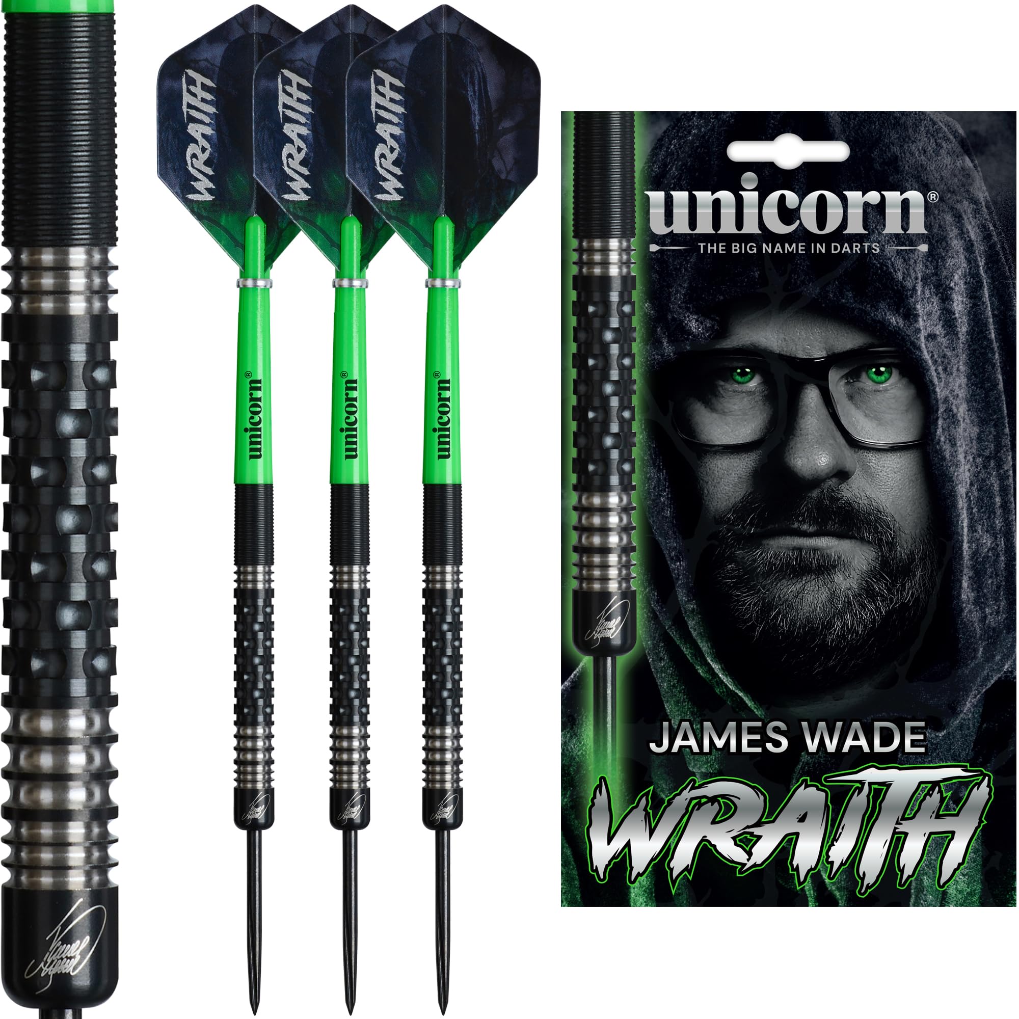 Unicorn Set Freccette Acciaio James Wade Phase 2 20g