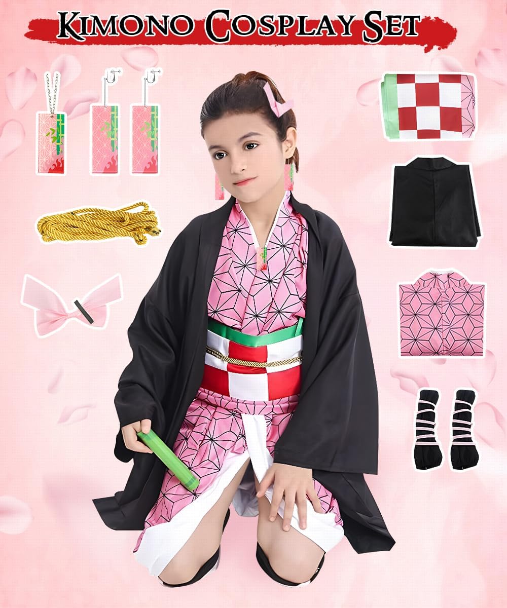 Costume Nezuko Tanjirou per Carnevale e Halloween - immagine 3