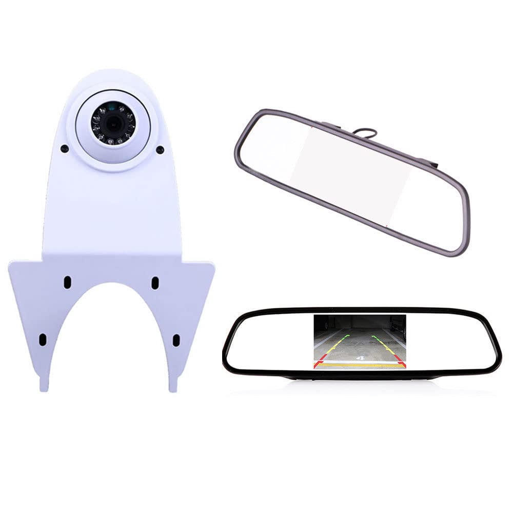 Telecamera Posteriore VAN + Specchietto Retrovisore 4,3"