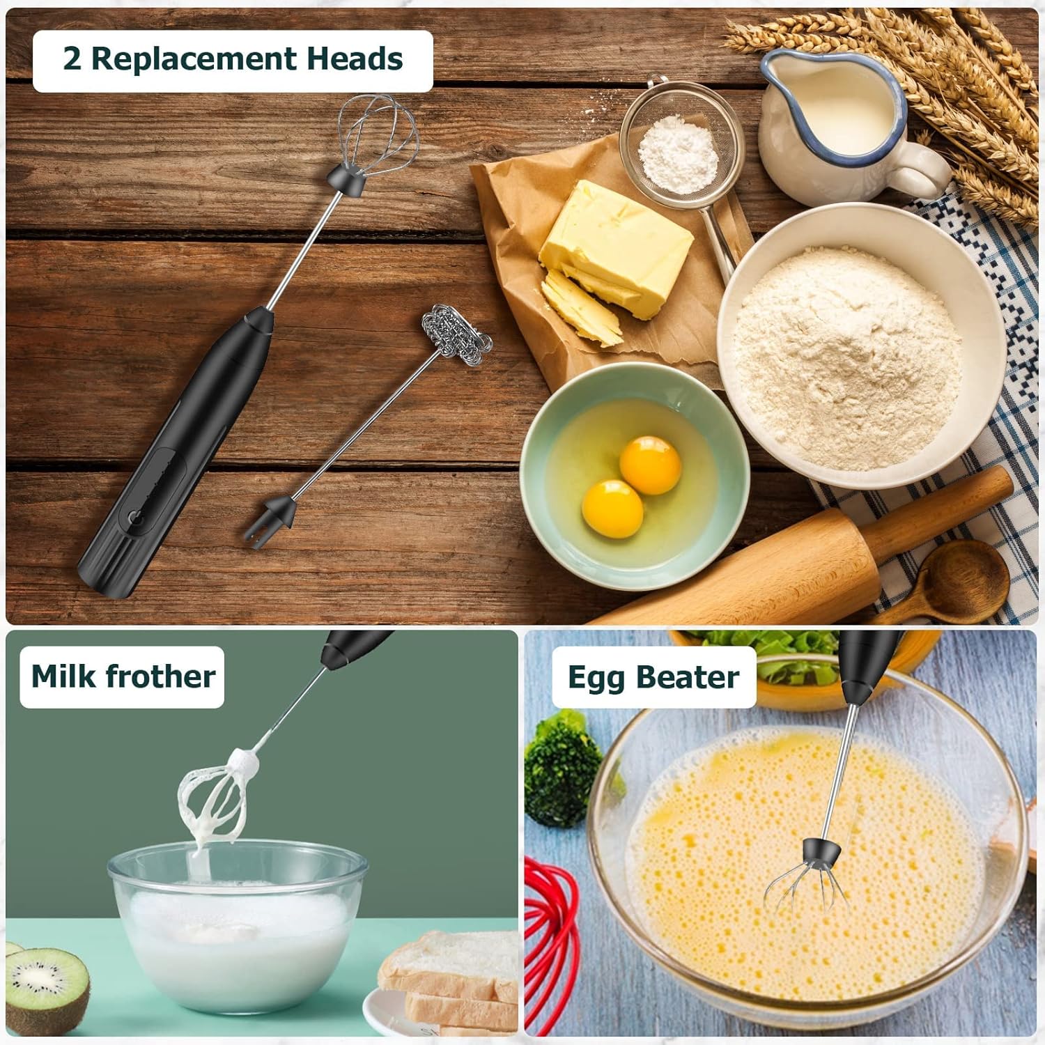 Ebuyfire Montalatte Elettrico USB Ricaricabile - immagine 3