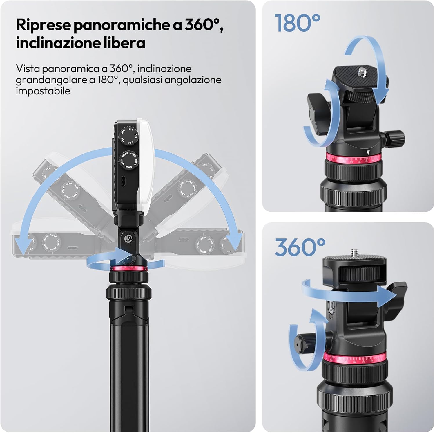 Ulanzi MT-80 Stativo Fotografico Compatto 213 cm - immagine 6