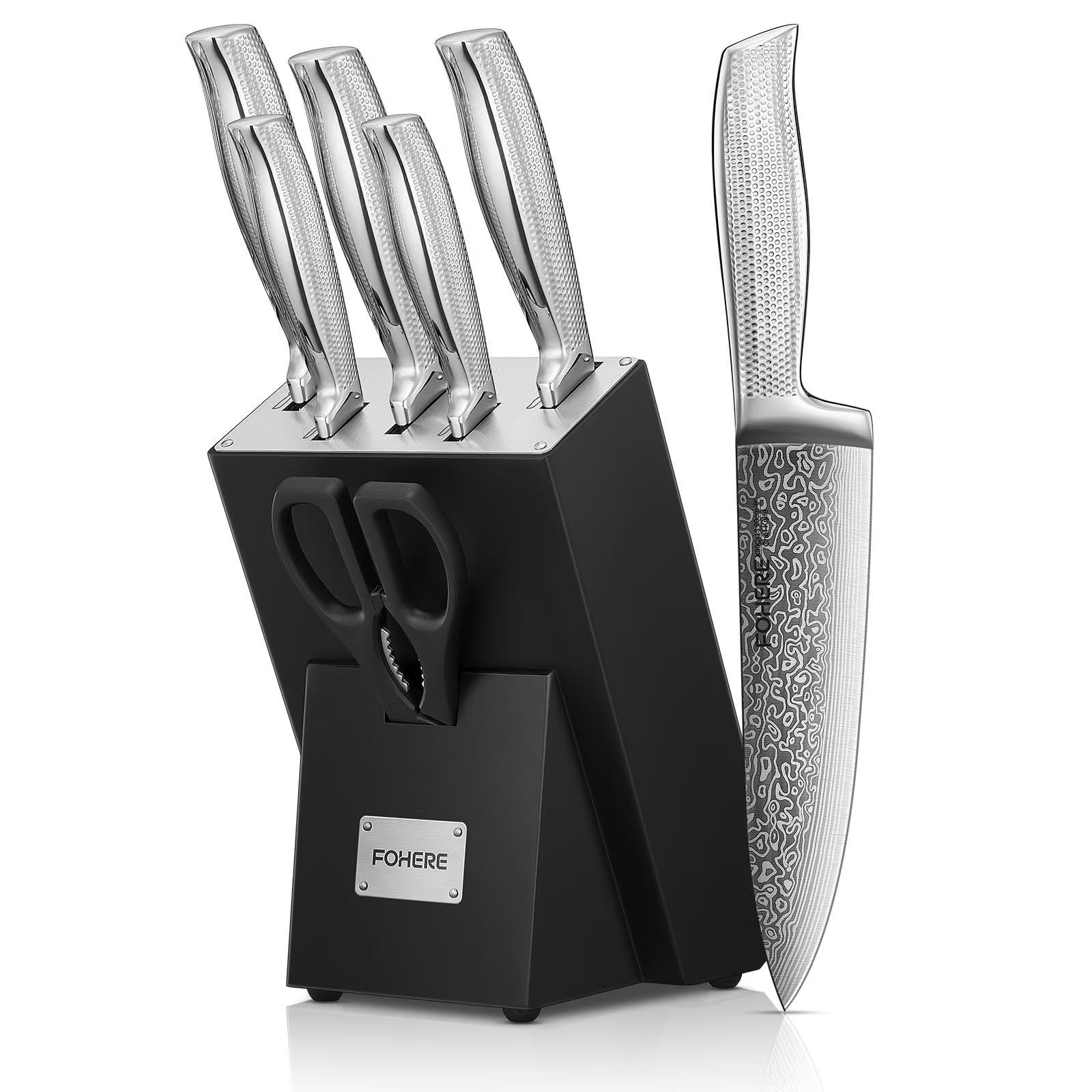 Fohere Set Coltelli da Cucina Professionale 7 Pezzi