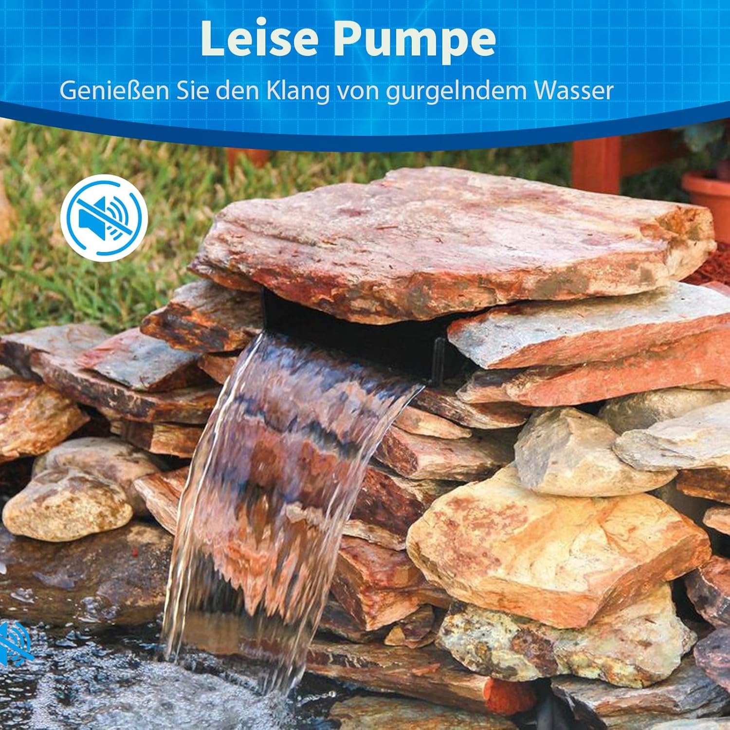 Biling Cascata per Laghetto da Giardino 20cm - immagine 6